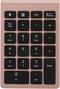 22 Keys Numeric Keypad, Portable 0.25MA 3V Wireless Mini Keyboard Compatible with Bluetooth 5.0 Wireless Mini Ergonomic Keyboard for Laptop Deskto...