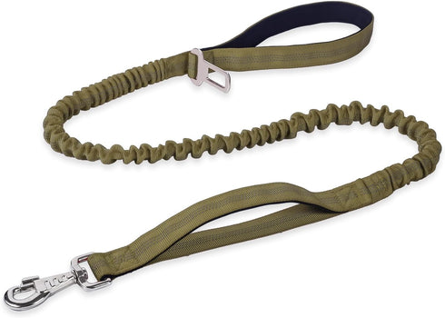 BUMBIN 6Ft Dog Leash Large Dogs, Bungee Dog Leash with 2 Handles, Heavy Duty Dog Leashes for Medium Small Dogs, No Pull Shock Absorbing Dog Leash ...