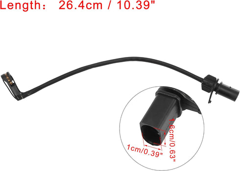 X AUTOHAUX Car Front Brake Pad Wear Sensor for Audi A8 Quattro 2012-2015 4H0615121P...