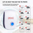 Ultrasonic Pest Repeller (6 Packs) Indoor Plug-in Gadget, can Repel Mosquitoes, Bed Bugs, Cockroaches, Spiders, mice, Bats, Birds, Flies, Mosquito...