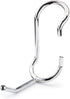 Shelf Pole Hooks 5-Pack | 2" Chrome All Purpose | Best Solution for Garage Shelving Storage Organization | Use with Metal or Wire Shelves and Rack...