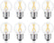 2W Globe LED Edison Bulbs 25 Watts Equivalent (Dimmable), Warm White 2700K, Vintage A15/A50 E26 LED Light Bulb for Bedroom Chandelier, Bathroom Va...