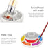 Brush Rinse,Paint Brush Cleaner,Rinse Cup,Silicone Cleaning Cup for Acrylic, Watercolor, and Water-Based Mediums,Beige...