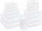 15Pcs Mini Storage Containers, Mixed Sizes Small Rectangular Clear Plastic Storage Containers Box with Hinged Lid for Beads, Organizie Tiny Items,...