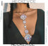ELABEST Boho Rhinestone Statement Chest Chain Crystal Necklace Body Chain Summer Beach Body Jewelry Accessories for Women...