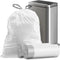 8 Gallon Trash Bags Drawstring, Strong Medium Kitchen Garbage Bag White Trash Can Liners, 22" x 23", (34 Count)...