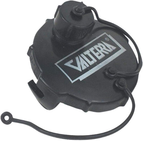 Valterra T1020-1VP Waste Valve Cap - 3" with Capped 3/4" GHT, Black (Carded)...