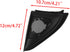 Aramox Stereo Speaker Trim, Pair Car Door Stereo Speaker Cover Trim Audio Tweeter Cover Trim Replacement for Corolla 2003?2006 Black......