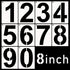 DXCYZ 8 Inch Large Number Stencils Kit 0-9 Address Number Stencil, 10PCS Reusable Plastic Painting Number Templates for Mailbox Signs, Door, Cars,...