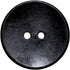50 Pcs Classic Wooden Buttons, 1-Inch (25mm) Diameter - Black,Convex,2 Holes,for Sewing Projects...