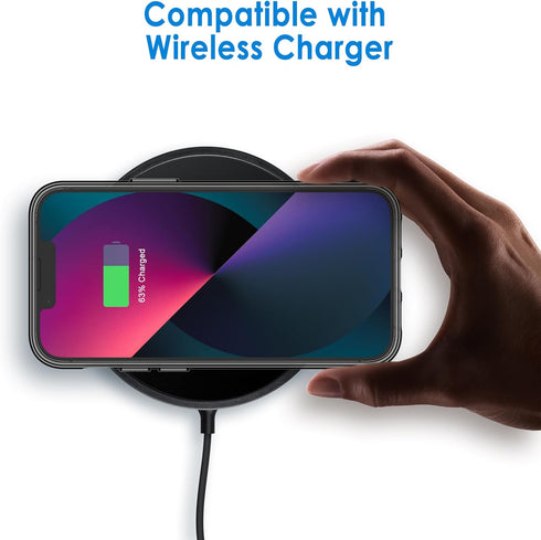 JETech Case for iPhone 13 Mini 5.4-Inch, Non-Yellowing Shockproof Phone Bumper Cover, Anti-Scratch Clear Back (Black)...