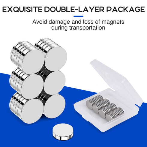 Small Magnets, 200Pcs Small Round Refrigerator Magnets Tiny Neodymium Disc Magnets, Mini Rare Earth Magnets for Fridge, Crafts, Whiteboard, Crafts...