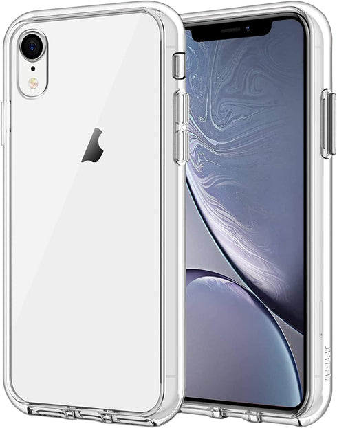 JETech Case for iPhone XR 6.1-Inch, Non-Yellowing Shockproof Phone Bumper Cover, Anti-Scratch Clear Back (Clear)...