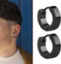 Men Hoop Earrings, 3 Pairs Hoop Earrings for Men Stainless Steel Mens Earrings Hoop Gold Silver Black Hoop Earrings Men Hypoallergenic Small Hoop ...