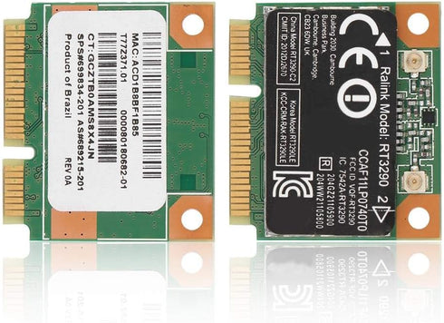 ASHATA Mini Network Card,2.4G Bluetooth 3.0 Wireless PCI-e Network Card,RT3290 Wi-Fi Wireless Network Adapter Card,Support 802.11N up to 150Mbps,f...