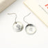 TGNEL Vintage Dandelion Titanium Earrings Dangling, Antique Flower Circle Disc Drop Dangle Earring for Women Sensitive Ears...