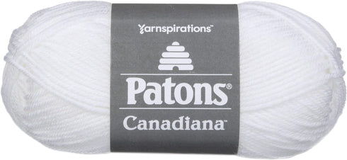Patons Canadiana Yarn, White......