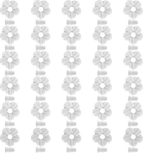 30 Sets Hummingbird Feeders Replacement Flowers, Unique Replaceable Hummingbird Bird Feeder Flowers Bird Feeder Replacement Parts for Hummingbird ...