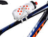 Bicycle Bottle Cages, Plastic Bike Bottle Holder with Cage Mounting Base (White)...