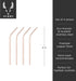 Copper Cocktail Straws by Viski®...