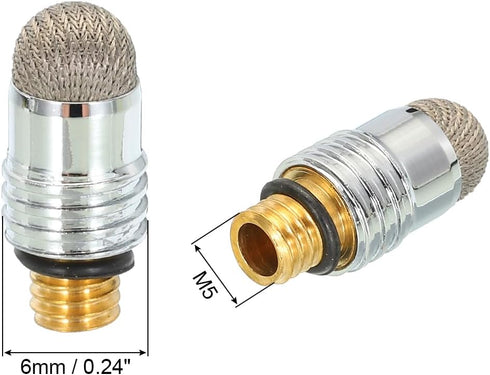 MECCANIXITY 12pcs 1/4"(6mm) Fine Stylus Pen Fiber Tips Universal Replacement M5 for Stylus Pen Capacitive Touch Screen Devices...