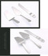 Cake Knife and Server Set Wedding Stainless Steel Cake Cutting Set For Wedding Include Cake Cutter And Cake Perfect For Wedding, Birthday, Parties...
