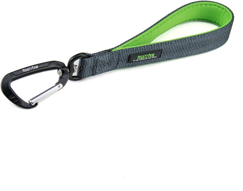 Mighty Paw Training Tab Dog Leash - Padded Handle - Strong Traffic Pet Lead - Carabiner Clip Included - Dog Leash Handle Only - Short Tab Lead - C...