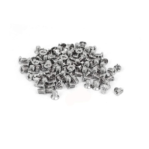 XJS Computer PC Case 2.5-inch HDD M3x5mm Flat Phillips Head Hard Drive Screw 100pcs...