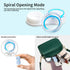12 Pack Clear Contact Lens Case, Portable Contact Lenses Case with Tweezer Remover Tool Solution Bottle Contacts Soak Storage Container Kit for Tr...