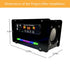 EIELE Soldering Practice kit Multi-Function Speaker AUX TF Playback Voice-Activated Level Indicator Dual Channel Speaker Education Black case Spea...