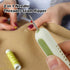 TOOVREN 3PCS 2 in 1 Needle Threader Seam Ripper Upgraded Thread Seam Ripper Needle Threading and Seam Remover Seam Ripper Tool Needle Threaders fo...