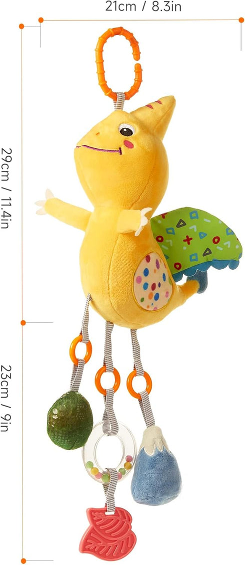 TUMAMA Dinosaur Hanging Rattle Toy, Car Seat Stroller Crib Mobile Toy for 3 6 9 12 Months Boys, Girls Newborn Infants Toddlers...