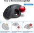 SANWA Small Trackball 34mm/1.34in, Replacement Ball for Logitech M575, M570, MX Ergo, ELECOM, Kensington, Perixx, and Other Compatible Trackball M...