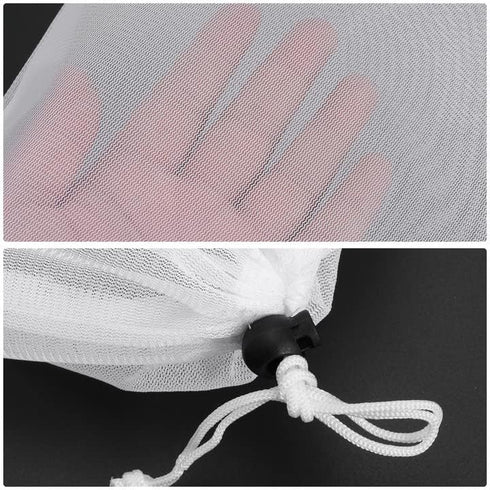 Pool Clean Vacuum Replacement Bag Nylon Fine Mesh Net with Pull and Lock for Leaf Catcher for Leaf Bagger for Leaf Bagger for Leaf Vacuum for Leaf...
