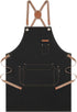 Chef Apron for Men Women with Gift Box Pack, Cross Back Apron with Pockets for Kitchen Cooking Baking Artist Painting, Cotton Canvas Work Aprons f...