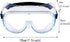 YunTuo 2 pack Safety Goggles, Adjustable,Lightweight Anti-Fog Protective Safety Glasses, Eye Protection, White...