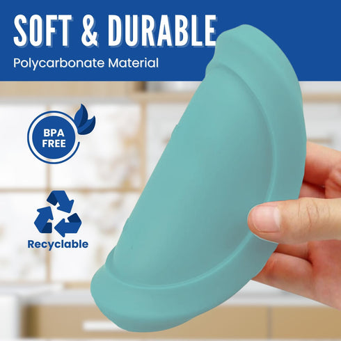 Replacement Lid for Pyrex 5" Storage Plastic Cover 2 Cup Bowl 7200-PC Turqoise (6-Pack)...