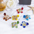 H&D HYALINE & DORA Handmade Mini Sea Turtle Art Glass Blown Sea Animal Figurine,Set of 6...