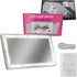 Car Mirror Vanity, Rechargeable Car Visor Mirror with LED Lights, Car Vanity Mirror with 3 Lights Modes, Sun Visor Mirror with Light, White...