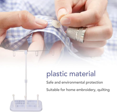 3 Spool Thread Stand Holder, Embroidery Thread Spool Holder Stand Thread Organizer for Embroidery and Sewing Machines......