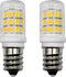 E12 LED Fridge Water Dispenser Light Bulb 2W(15W Replacement) 120V T5 Tubular Appliance Bulb for Chandeliers Home Lighting Refrigerator/Dryer Drum...