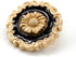 20 pcs Vintage Sunflower Black Enamel Sewing Metal Shank Coat Buttons -25mm -1"...