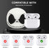 Compatible with AirPods 3rd Generation Case Cover with Cleaner kit, Glow in The Dark Funny Case for Airpod 3 Charging Case Cute 3D Skull Soft Sili...