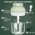 Electric Garlic Chopper Mini, Garlic Masher Mincer Crusher Pepper Chili Nuts Meat Grinder, Food Processor Small with Garlic Peeler And Spoon, 250M...