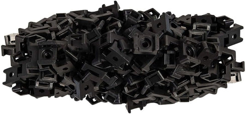 GTSE 100 Pack Of Black Screw Mounts, Zip Ties Up To 0.35" Wide, Saddle Type Zip Tie Anchors...