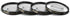 67mm Close-Up Filter Set (+1, 2, 4 and +10 Diopters) Magnification Kit for Nikon CoolPix P900, P950 Digital Camera...