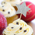 50Pcs Star cupcake toppers for All Occasions Party Supplies Decoration with Double Sided Glitter Stock (Silver)...