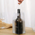 WAONIQ Ice Wine Bag, Portable Collapsible Clear Wine Pouch, Clear PVC Gift Bags With Handles for Wedding Party Travel Champagne Beer White Wine Ch...
