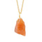 Natural Raw Sun Stone Crystals Pendant Necklace, Raw Gemstone, Energy Healing Crystals, Gift for Her, Birthday, Gemstone Jewelry 18 inch...
