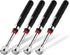 Rechabite 4 Pieces 20LBs Telescoping Magnetic Pickup Tool, with Pen Clip Design, Magnet Stick Rod Extendable 7" to 30.5" for Men, Birthday, Father...
